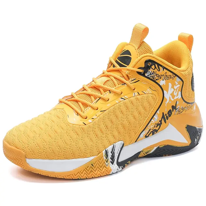 Chaussures de basket-ball respirantes pour hommes, chaussures de sport de plein air, baskets montant