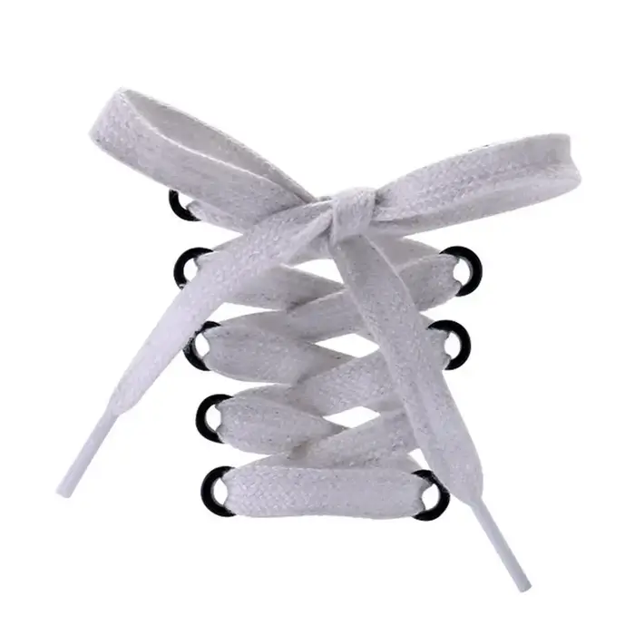 100cm rétro lacets de chaussures plates unisexe baskets lacets hommes femmes chaussures décontractées lacets bottes toile lacets de chaussures corde lacets