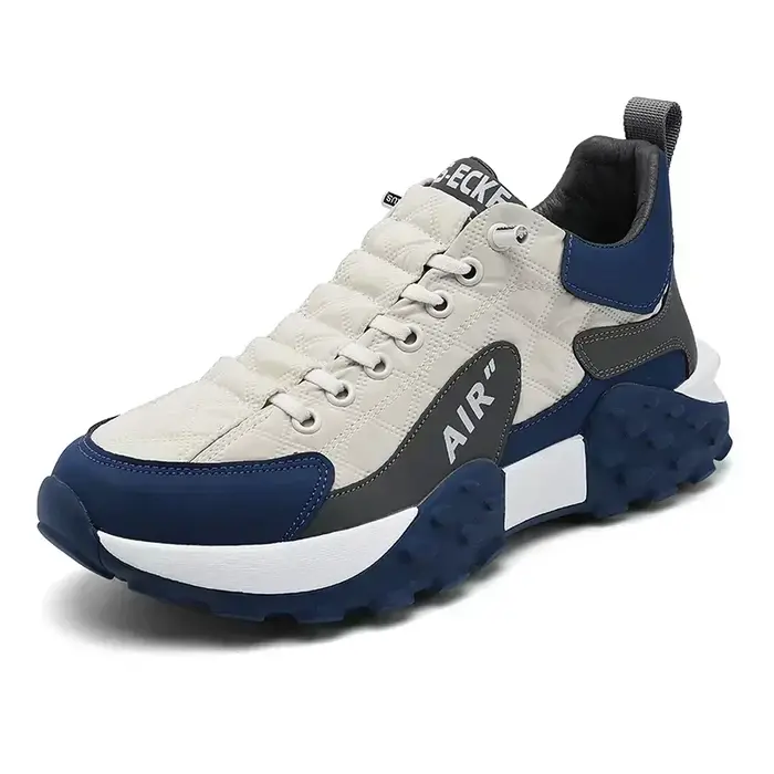 Semelle épaisse hommes baskets mode homme chaussure polyvalente vulcanisée chaussure à lacets chauss