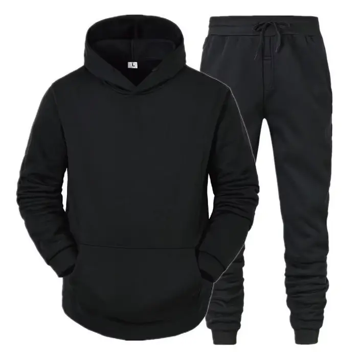 Hommes vêtements de sport pull costume sweats à capuche + pantalons