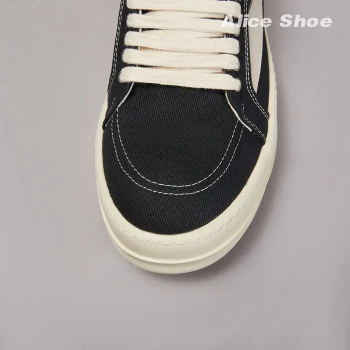 Chaussures d'extérieur en toile pour hommes et femmes, baskets basses de vacances noires à lacets, de luxe, à semelle épaisse, décontractées, à plateforme