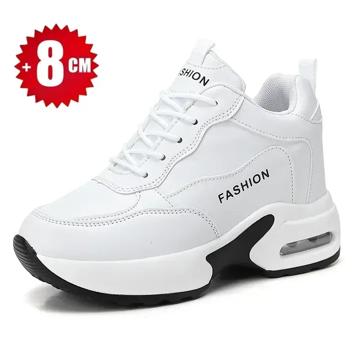 Chaussures de course à coussin de 8cm pour femmes