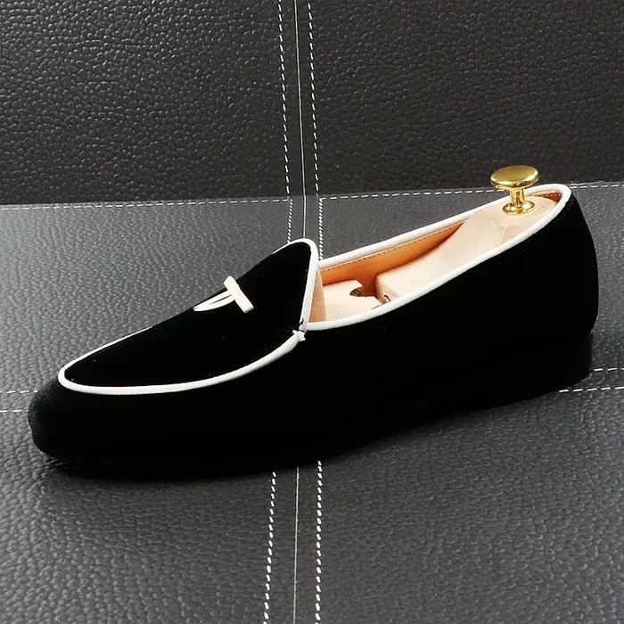 Panda En Peluche Mode Hommes Suede Chaussures En Cuir Mâle Robe De Mariage Classique Business Party
