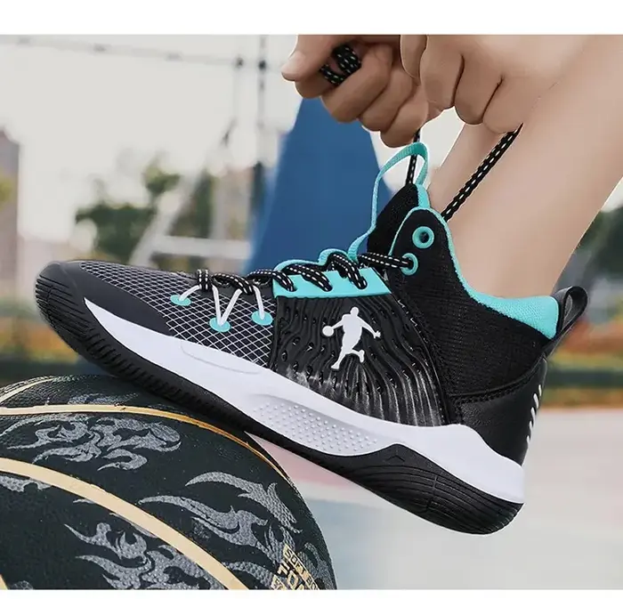 Nouvelles chaussures de basket-ball pour enfants baskets coussin antidérapant garçons baskets de basket-ball chaussures de sport baskets pour enfants confortables