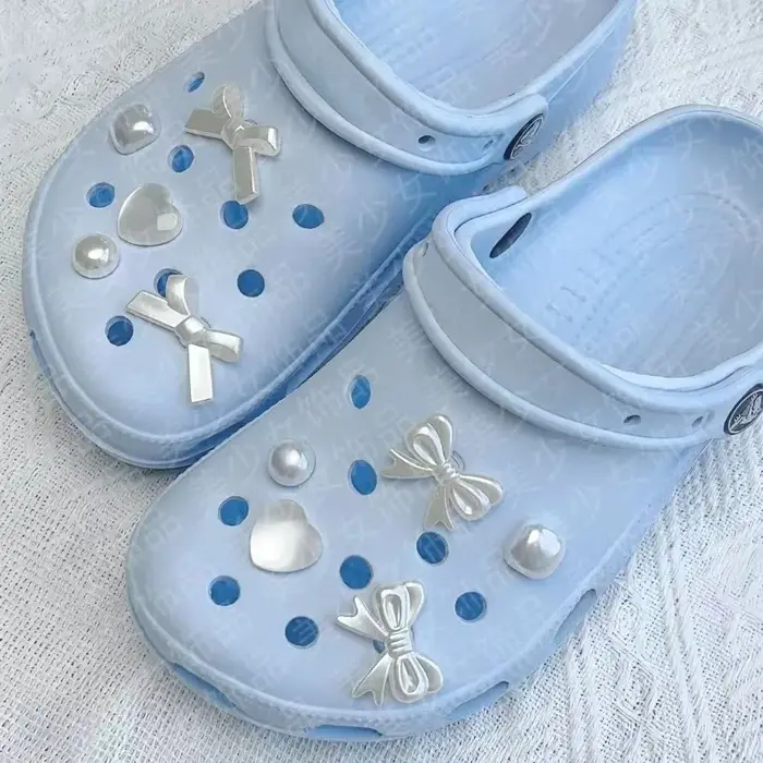 Offre Spéciale : Breloques de Chaussures DIY Élégantes en Forme de Nœud pour Sabots