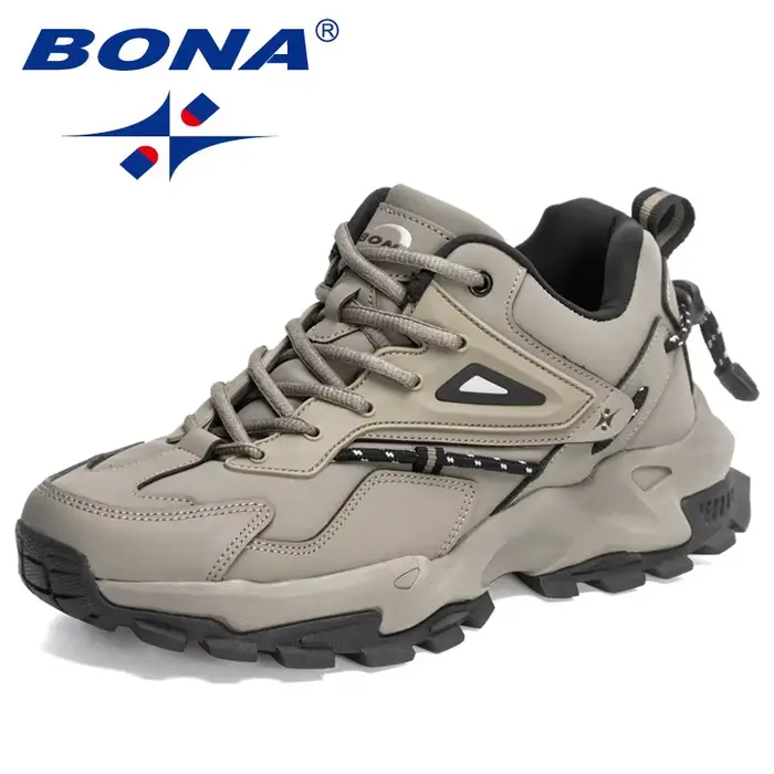 BONA – chaussures d'action en cuir pour hommes