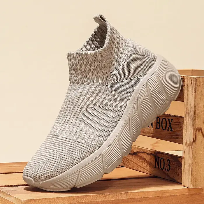 Chaussures de course à plateforme montantes pour hommes et femmes