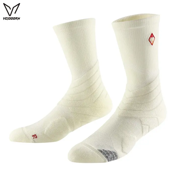 Chaussettes de basketball d'élite professionnelles antidérapantes avec semelle en tissu éponge pour jeunes et hommes, chaussettes de sport athlétiques pour l'entraînement