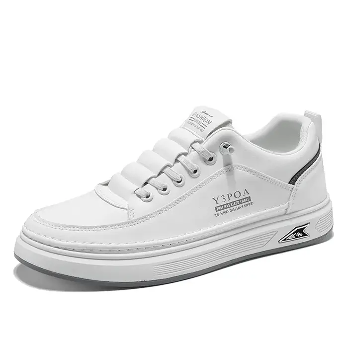 Chaussures décontractées en cuir pour hommes 2026 – Baskets respirantes à enfiler