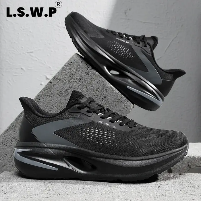 Chaussures de course sur route pour hommes - Respirantes, confortables, chaussures de course pour ho