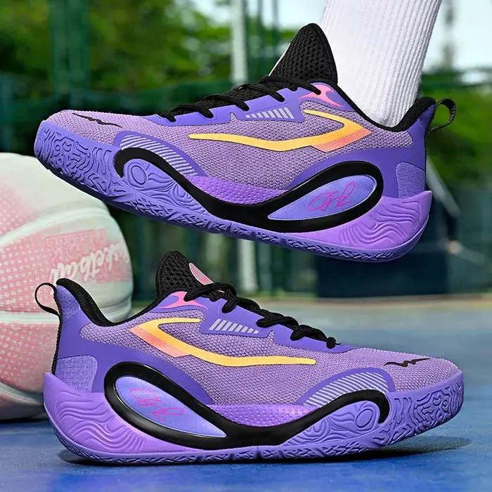 Chaussures de basket-ball pour hommes, respirantes, antidérapantes, résistantes à l'usure, chaussures de course, d'entraînement en salle de sport, baskets de basket-ball athlétiques pour hommes