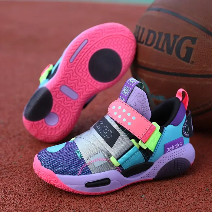 Chaussures de Basket Légères pour Enfant Garçon et Fille, Baskets d'Extérieur, Nouvelle Collection 2024