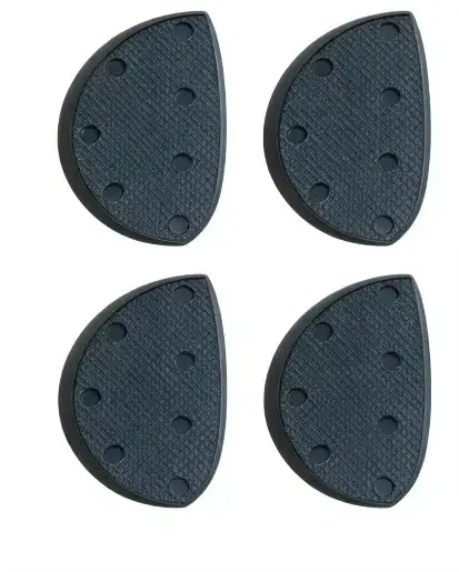 Plaques de protection en caoutchouc pour talons et bouts de chaussures, protections de semelles en f