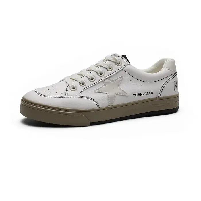 Chaussures de skate rétro blanches Star 2026 – Nouveauté été