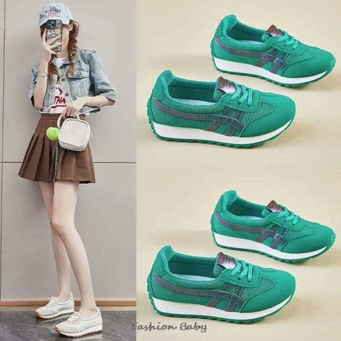  Chaussures de sport pour adolescentes, en cuir, antidérapantes, confortables, tendance, tailles 35-40 ﻿ ﻿ ﻿ ﻿