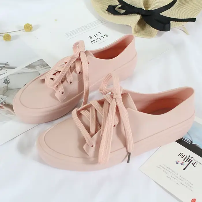 Chaussures Plates à Lacets Décontractées pour Femme