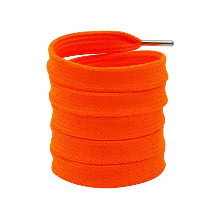 Coolstring lacets plats Extra larges de 18mm avec Aglets en métal argenté lacet épais et volumineux