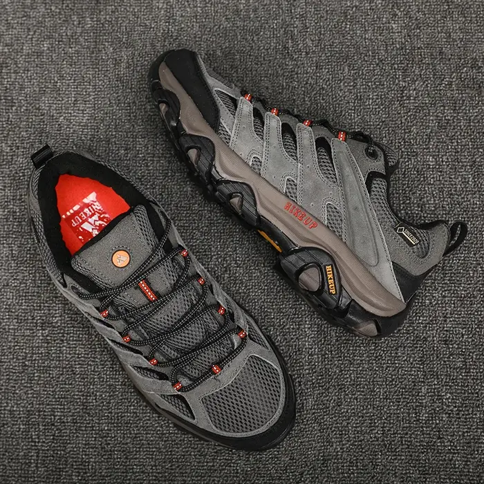 HIKEUP chaussures de randonnée hommes concepteur escalade Trekking baskets