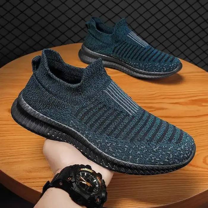 Chaussures pour hommes confortables baskets légères homme maille respirant