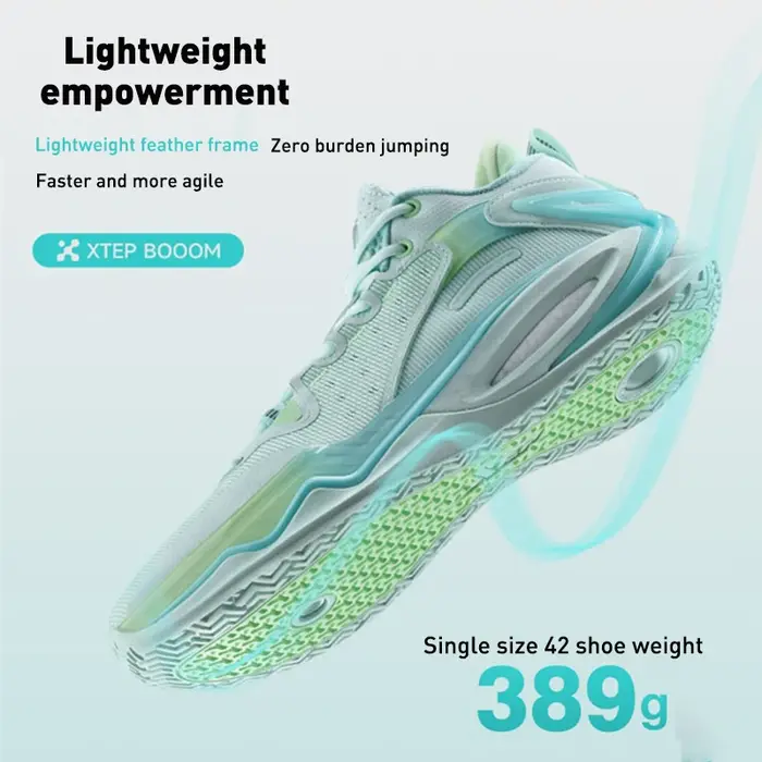 Xtep Light Attack 2.0 V3 chaussures de basket-ball pour hommes printemps résistant à l'usure