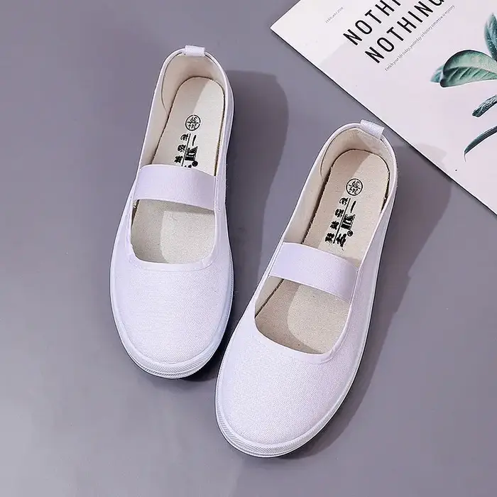 Chaussures pour femmes bas blanc dames
