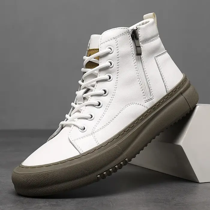 Bubuk – baskets blanches pour hommes