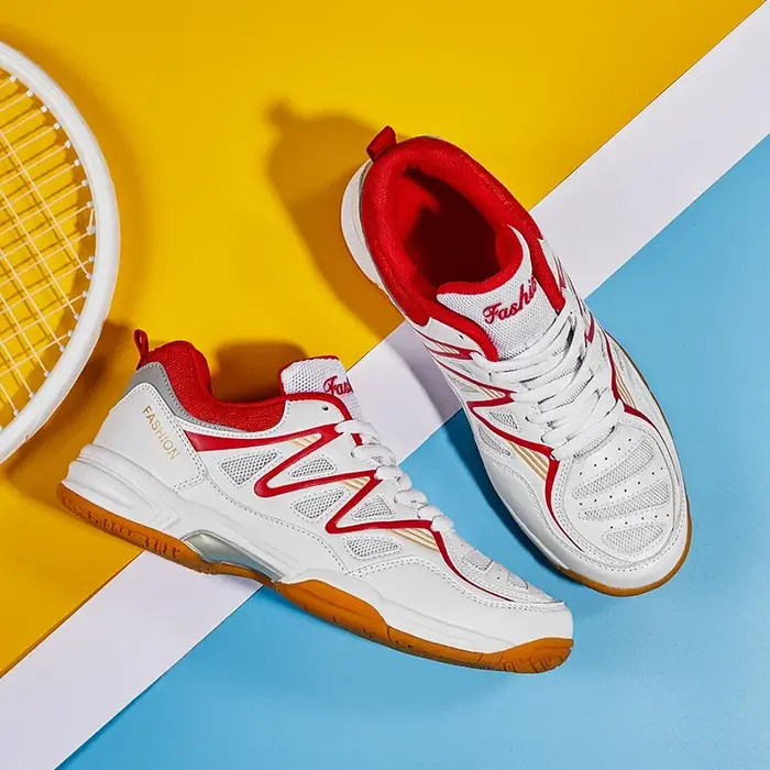 Chaussures de Tennis professionnelles pour hommes et femmes, baskets respirantes pour Badminton, volley-ball, Tennis de Table, Sport d'intérieur, entraînement, taille 48