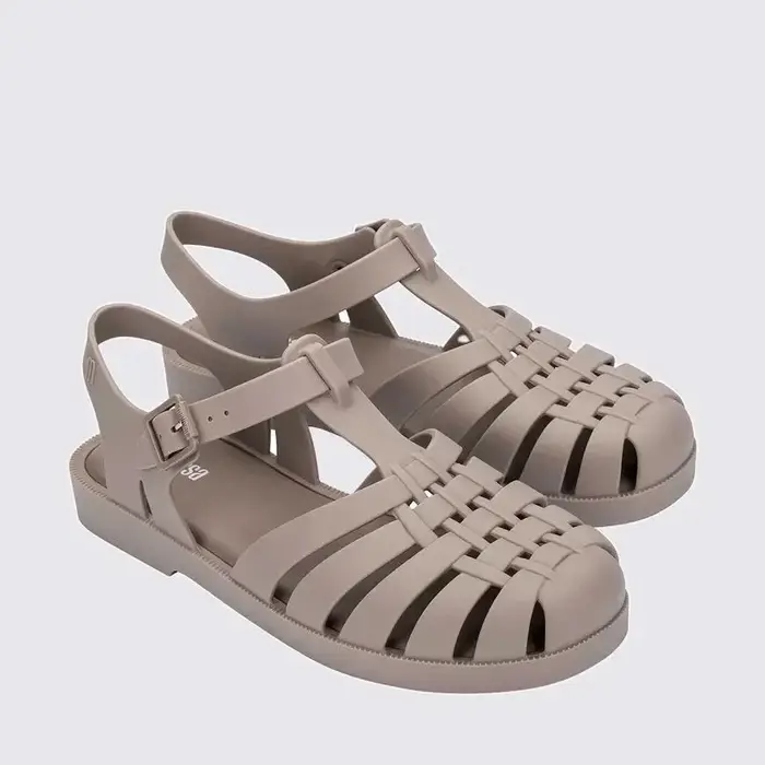 Mini Melissas fille mode classique décontracté chaussures de plage antidérapantes femmes plat romain gelée