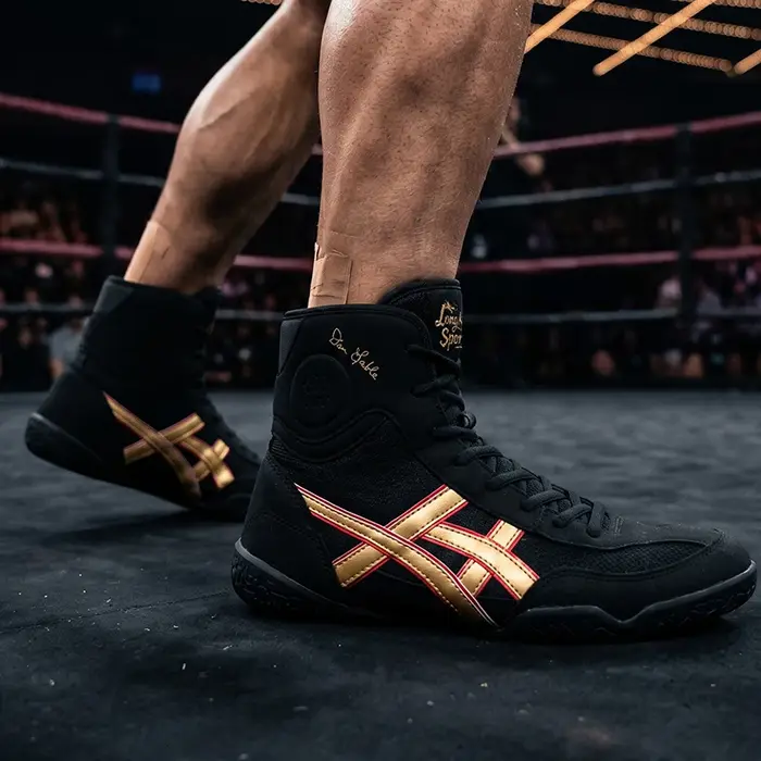 Chaussures de boxe professionnelles haut de gamme pour hommes