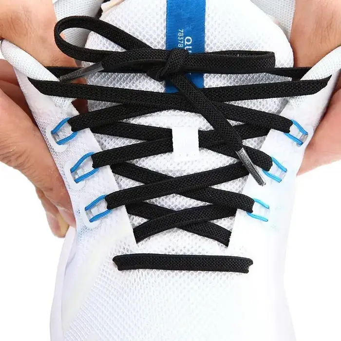 Lacets de baskets classiques plats élastiques