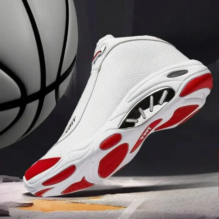 Superbes Chaussures de Basketball pour Hommes – Baskets Montantes de Designer pour l'Entraînement et l'Extérieur – Chaussures de Sport en Cuir pour Hommes