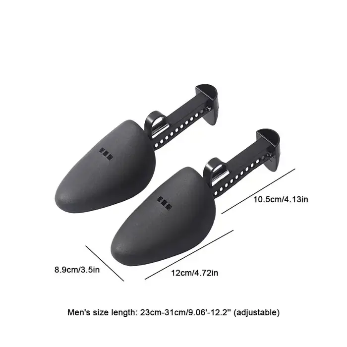 Embauchoir en plastique réglable et portable pour chaussures en cuir homme et femme