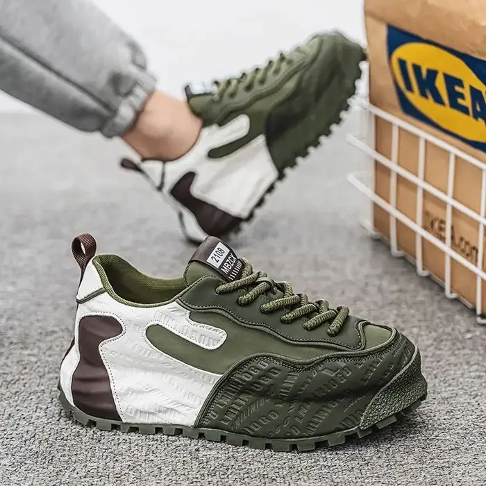 Nouvelles Chaussures de Sport Classiques à Plateforme pour Hommes