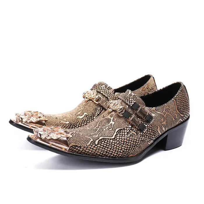 Christina Bella – chaussures en cuir véritable pour hommes