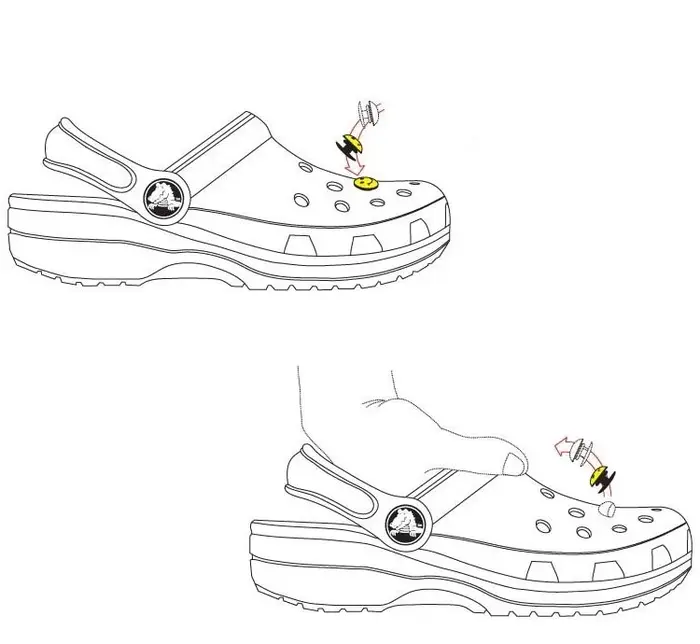 Ornement de chaussure de dessin animé mignon pour enfants, décorations de chaussures à breloques, ac