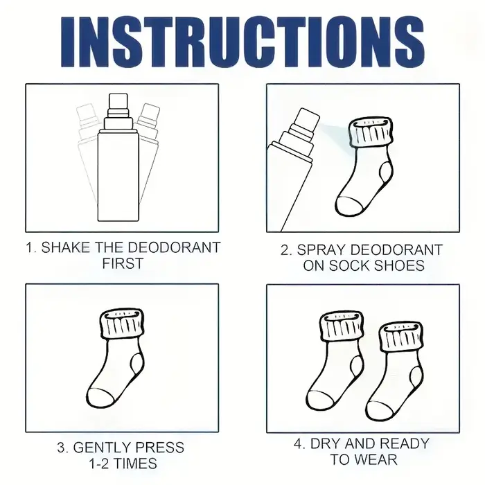 Jokjok Spray désodorisant pour chaussures