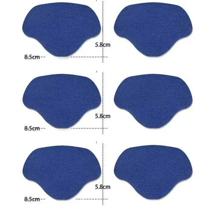 Autocollants de réparation pour chaussures de sport, protecteurs de talon en daim, anti-usure, répar