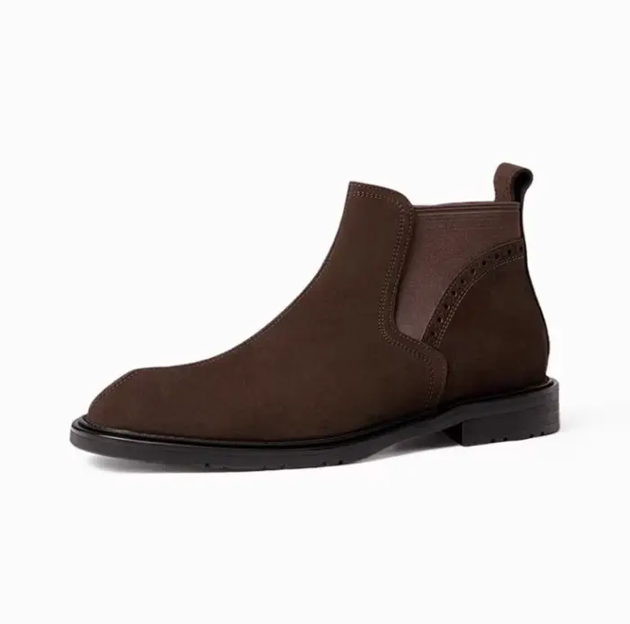 Bottes Chelsea classiques de style vintage pour hommes ; simples et élégantes