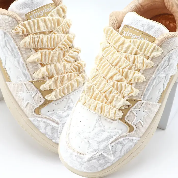 Lacets de champignon en dentelle de Style Girly mignons pour baskets
