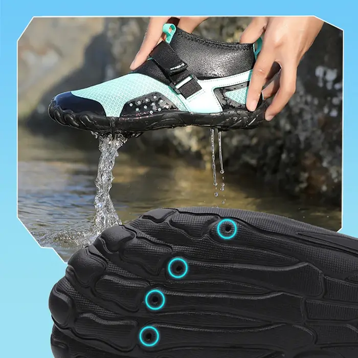 Chaussures d'eau de natation unisexes