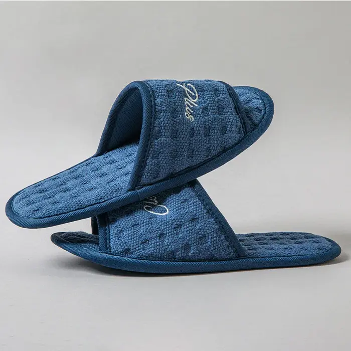 Nouvelles pantoufles d'intérieur en coton pour femmes, silencieuses, design élégant, à bout ouvert,