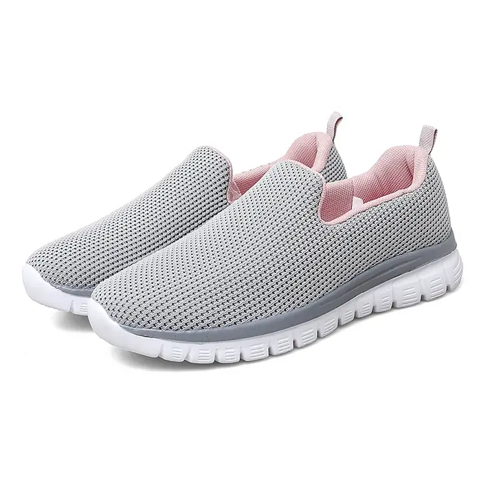 Baskets plates à enfiler pour femmes, chaussures de Sport confortables, de marche, légères, de grande taille, nouvelle collection printemps été 2021, livraison directe