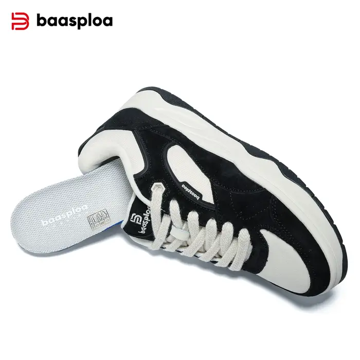 Baasploa femmes chaussures de marche nouveau confort en cuir espadrilles décontractées femme nouvelle mode
