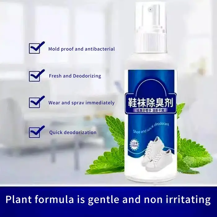 Spray désodorisant pour chaussures et chaussettes