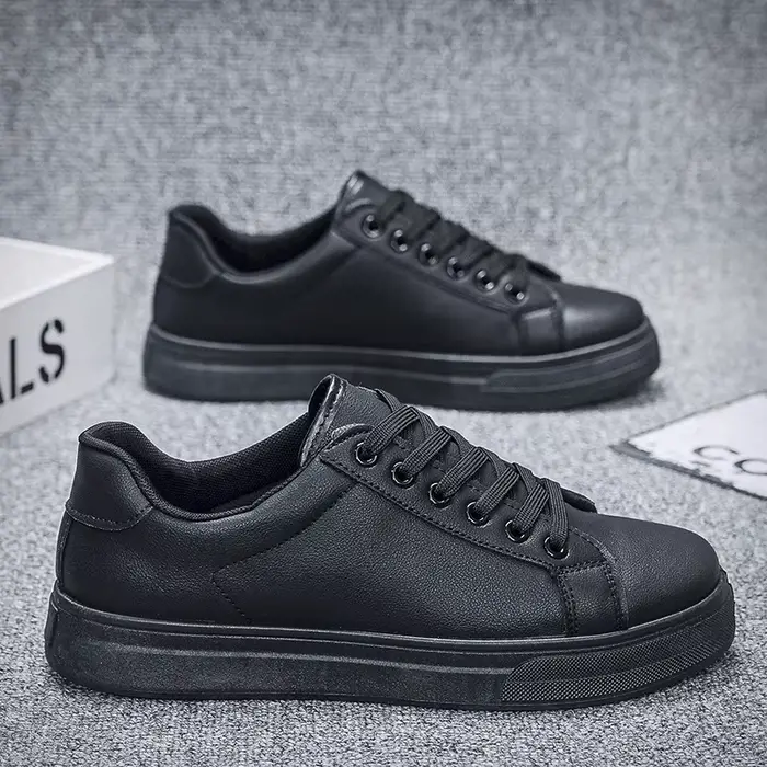 Chaussures décontractées mocassins baskets en cuir britannique