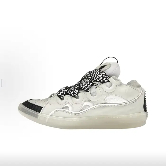 Nouvelles baskets de créateur LANVIN SPORT, chaussures plates pour femmes, baskets à lacets, bout ro