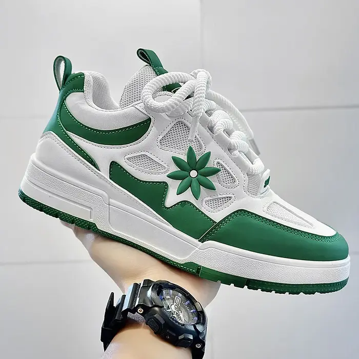 Nouvelles baskets plateforme pour hommes, confortables pour l'extérieur, chaussures décontractées re