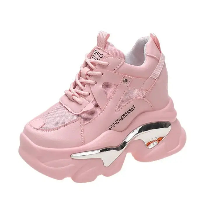 Nouvelles baskets pour femmes 2024, chaussures décontractées à la mode, chaussures vulcanisées de haute qualité, chaussures de jogging pour femmes, chaussures plateforme, Zapatillas Mujer