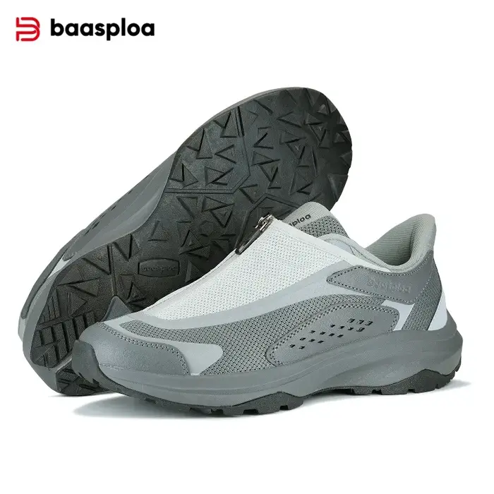 Baasploa hommes chaussures de randonnée maille respirant extérieur baskets tout nouveau confort Trail
