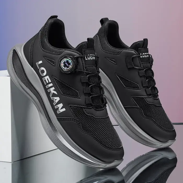 Chaussures de sport à boucle rotative pour hommes